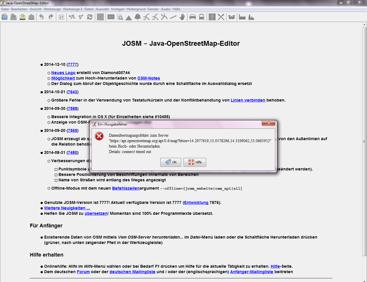 screenshot josm