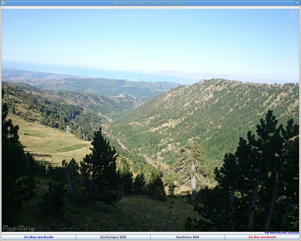Screenshot: Mapillary-Image with mapillary plugin: 18:29:39