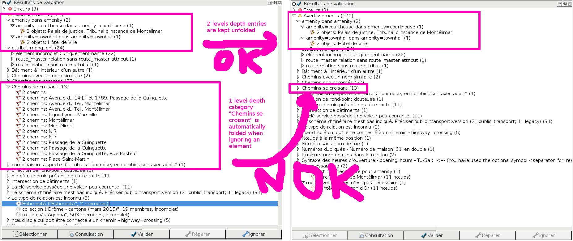 screenshot of the issue