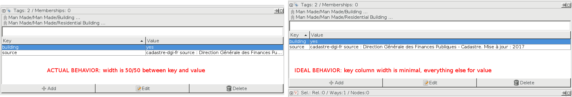 screenshot of the issue