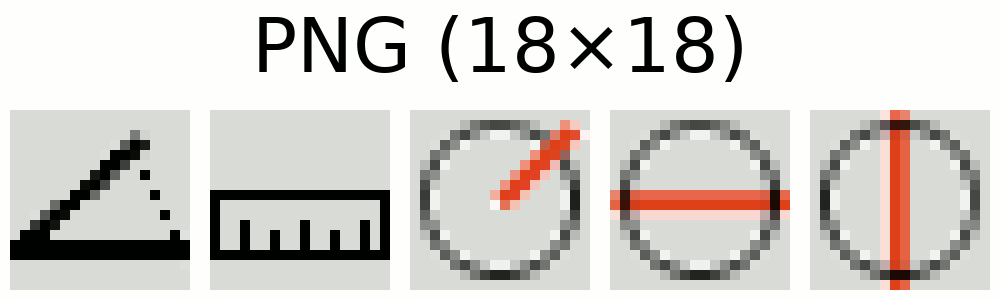 Animated comparison between the statusline icons (current and proposed) Animated comparison between the statusline icons (current and proposed)
