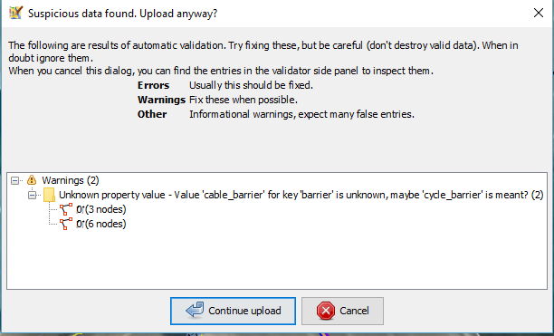 validator popup.