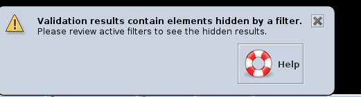screenshot of notification