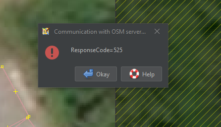 Error 525 Pop-up Window