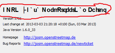 Screenshot of about page