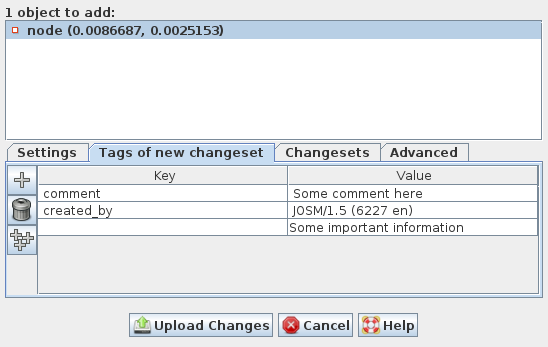 Example where the "key" for "some important information" is missing.