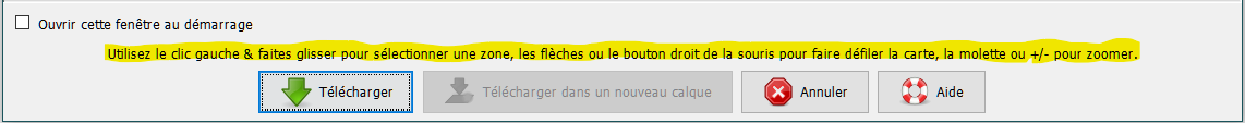 message si mode Avancé non actif