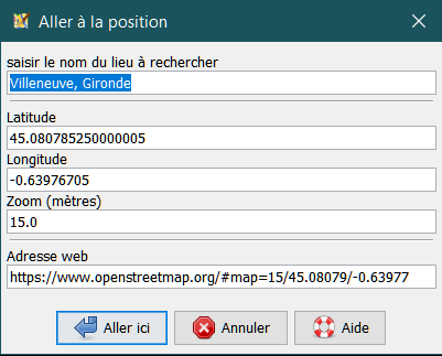 Aller à un lieu nommé