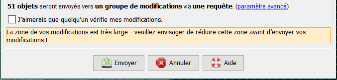 zone délimitée très grande