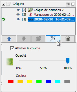 Couleurs gpx