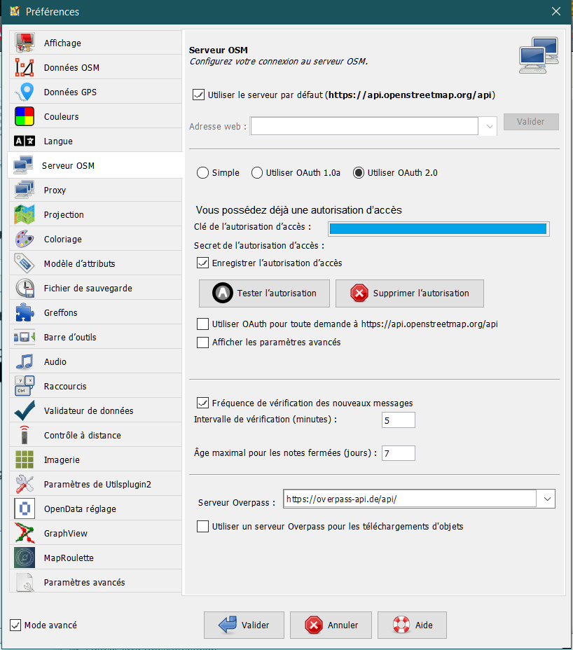 Identification avec OAuth 2.0 (connecté)