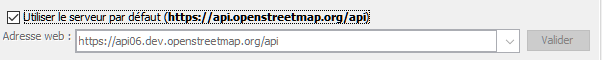 Téléchargement et chargement sur le serveur par défaut