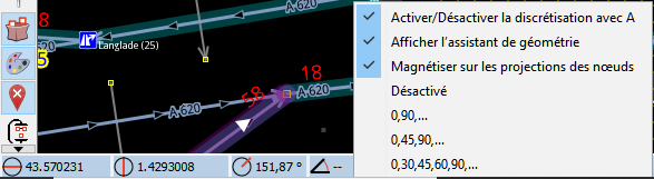 bouton droit sur angle entre segments