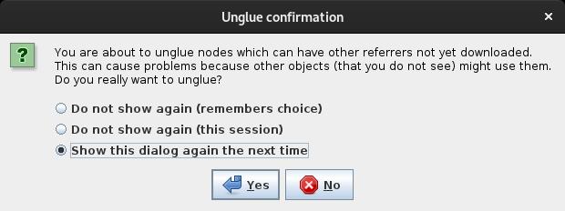 Confirmation dialog for "node outside download area"