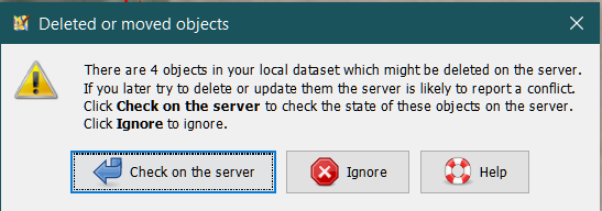 Update data, conflict automatic