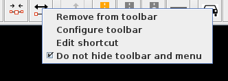 context menu