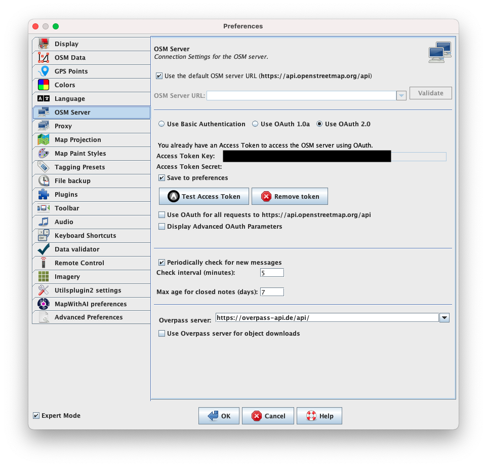 OAuth 2.0 authentication (logged in)
