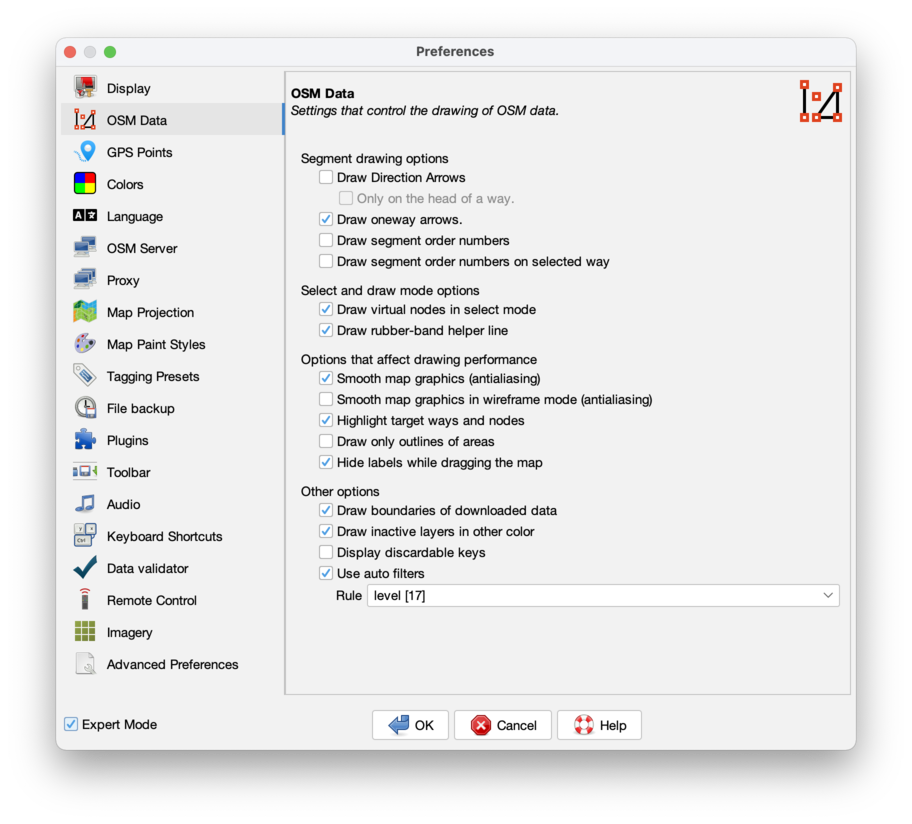 expert mode screenshot