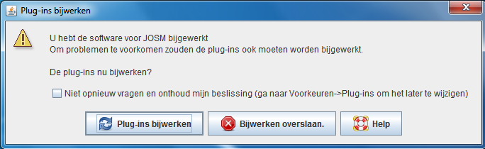Dutch version of automatic update