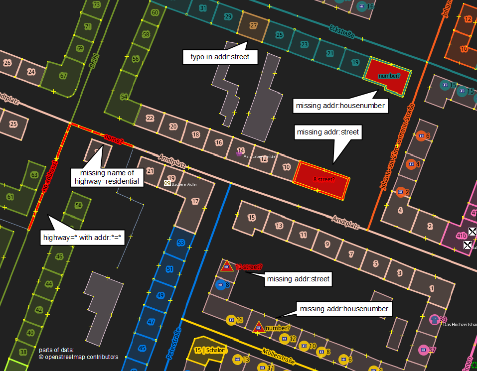 Example Coloured Streets (NOZIP)